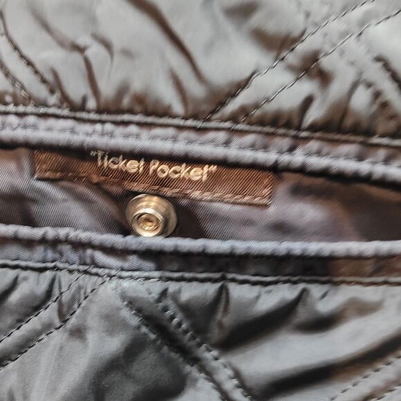 Ermenegildo Zegna Men's Large Trench Coat Black Nylon Jacket Long Blazer - Picture 9 of 16